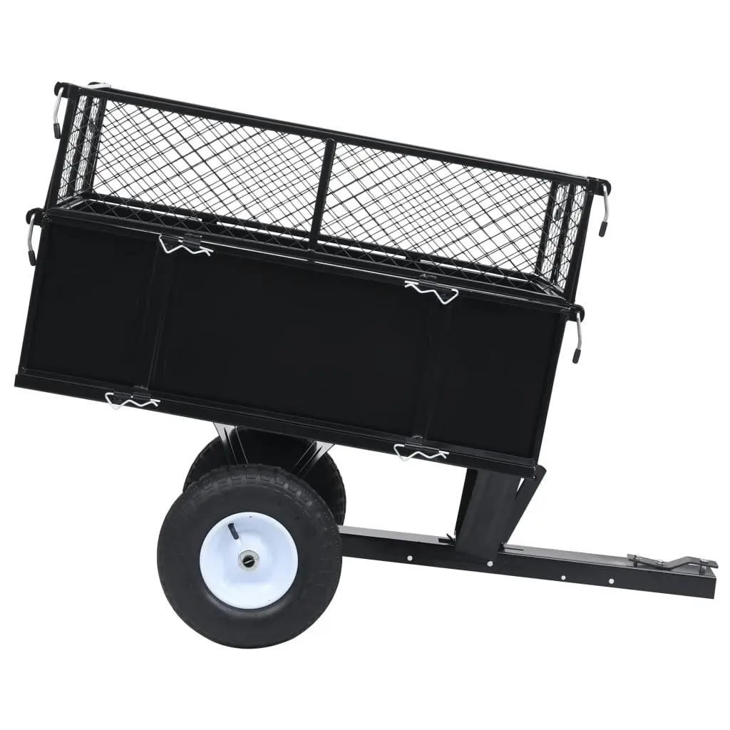 Tipping Trailer for Lawn Mower 150 kg Load 92449