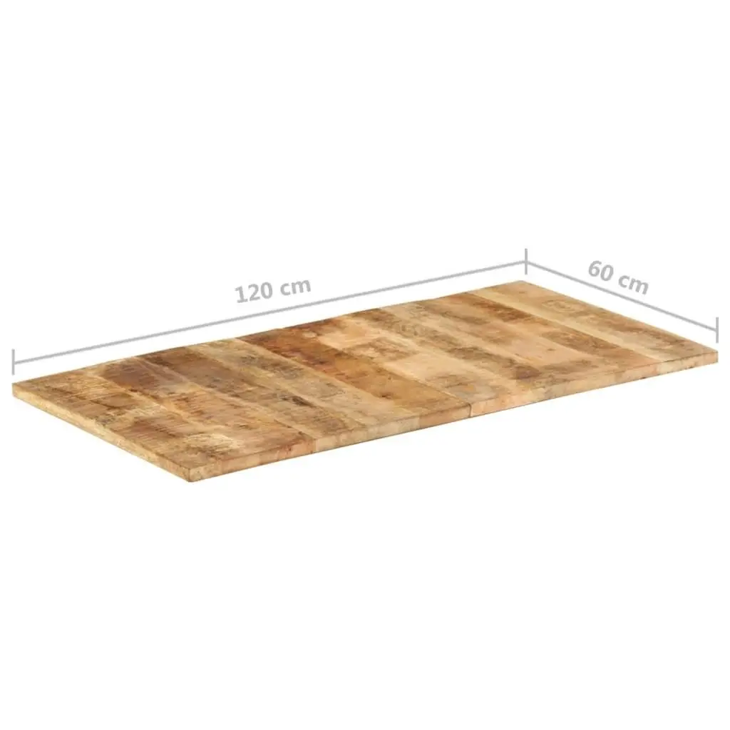 Table Top Solid Mango Wood 25-27 mm 120x60 cm 286025