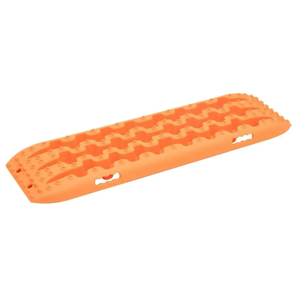 Traction Boards 2 pcs Orange 106x30.5x7 cm Nylon 210775