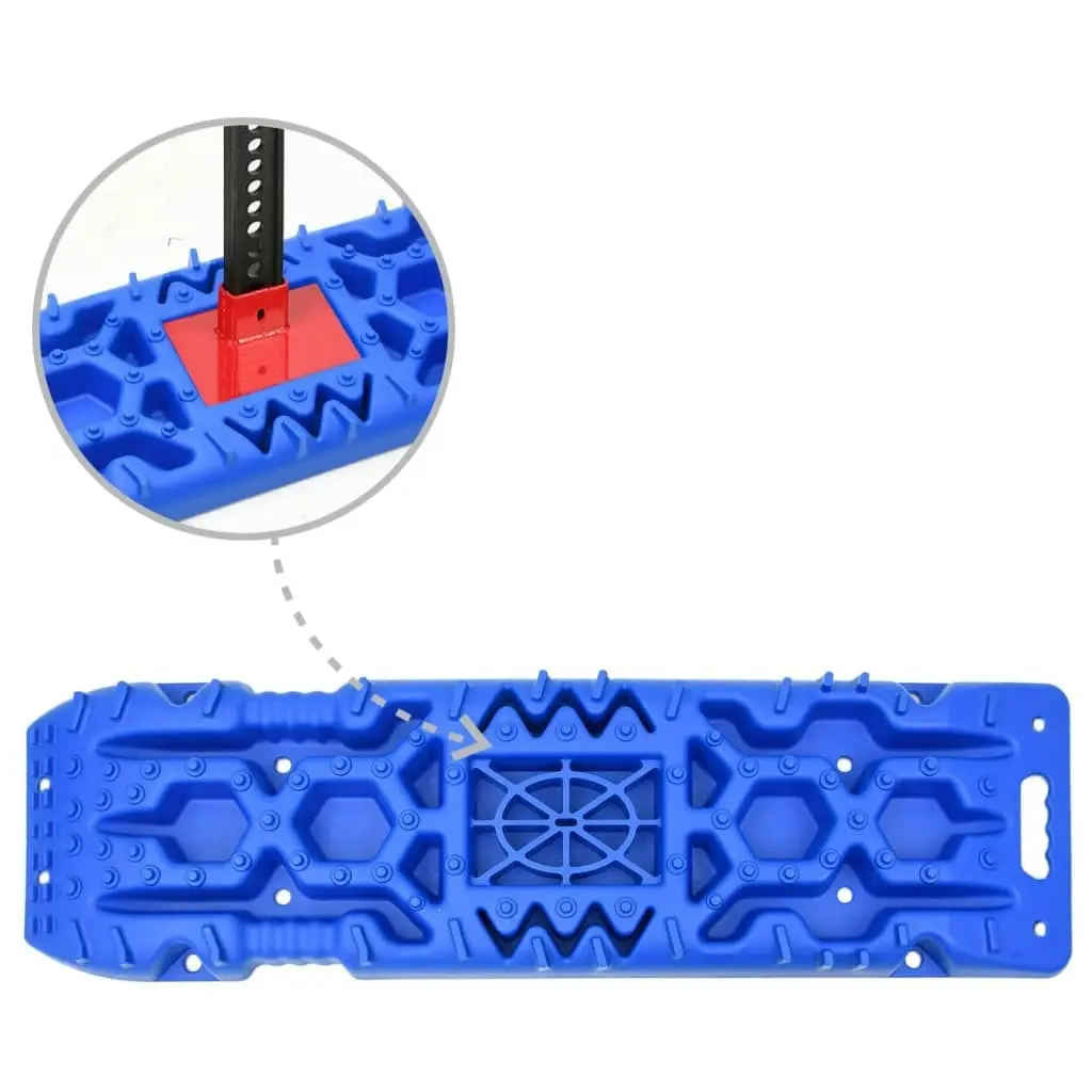 Traction Boards 2 pcs Blue 107x31x7 cm Nylon 210773