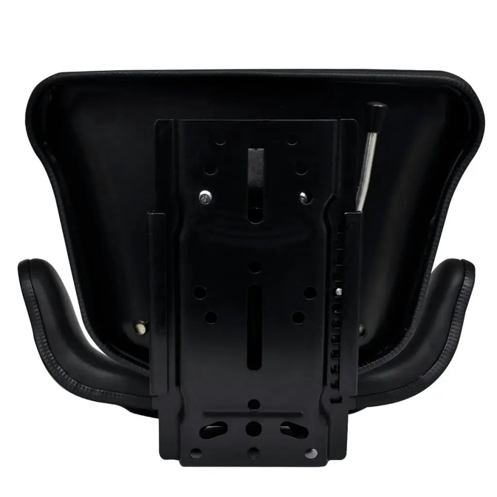 Tractor Seat with Backrest Black 210202