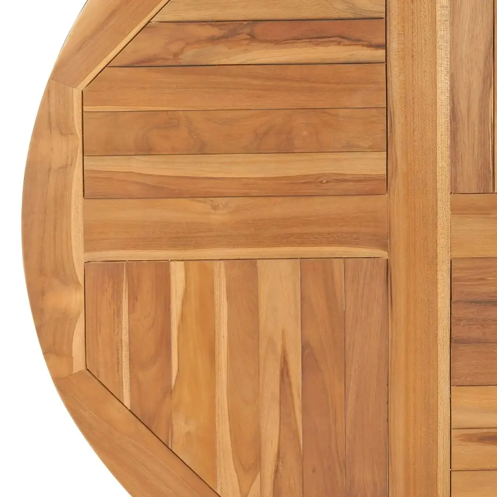 Table Top Solid Teak Wood Round 2.5 cm 90 cm 48987