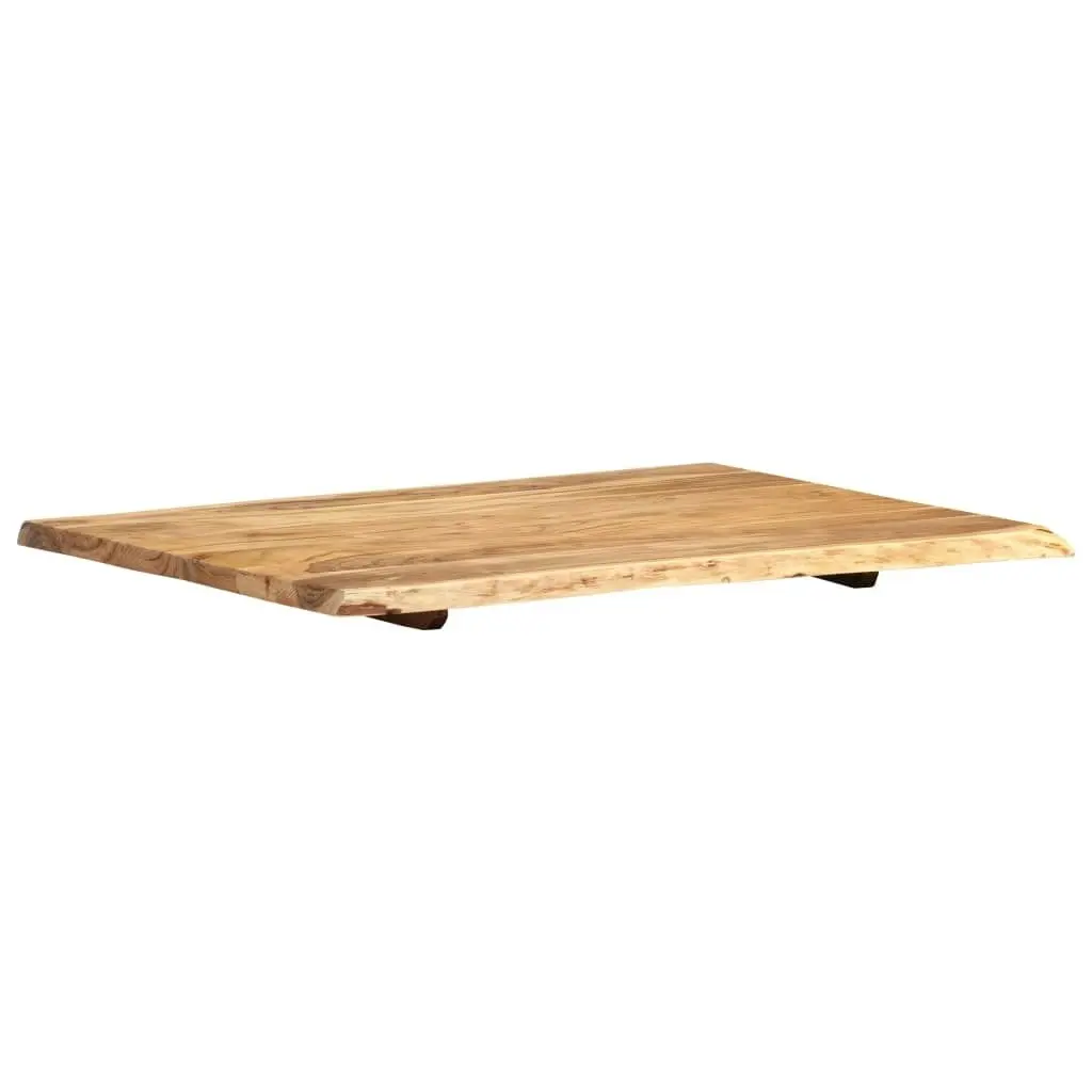 Table Top Solid Acacia Wood 80x(50-60)x2.5 cm 286329