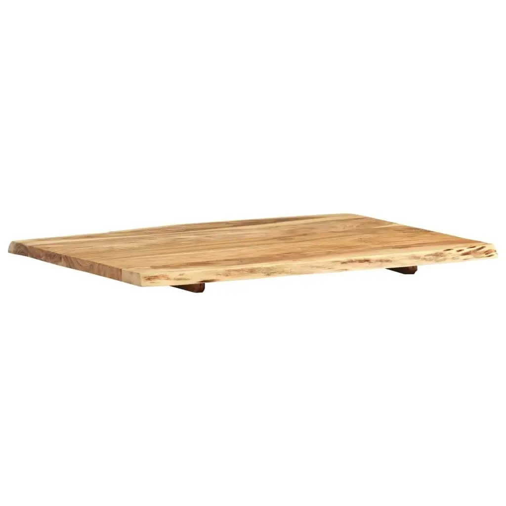 Table Top Solid Acacia Wood 80x(50-60)x2.5 cm 286329