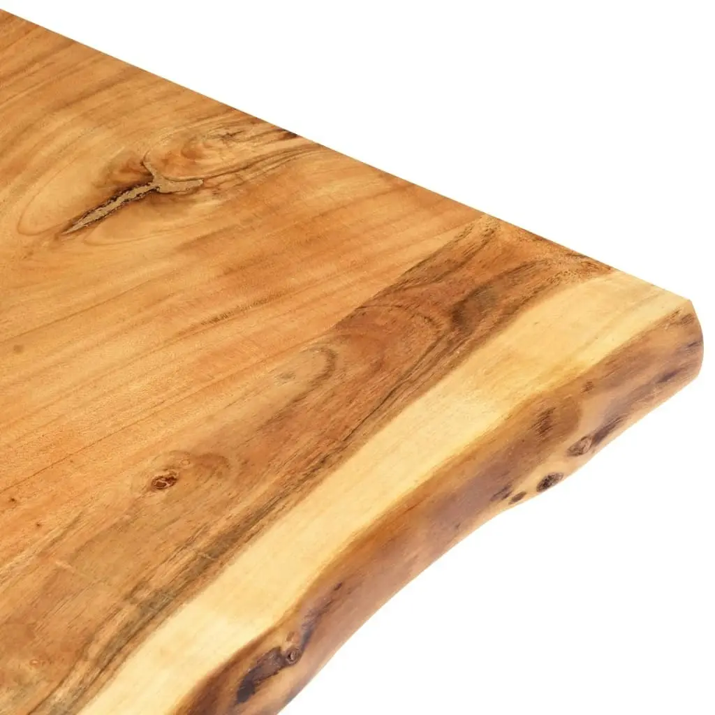 Table Top Solid Acacia Wood 80x(50-60)x2.5 cm 286329