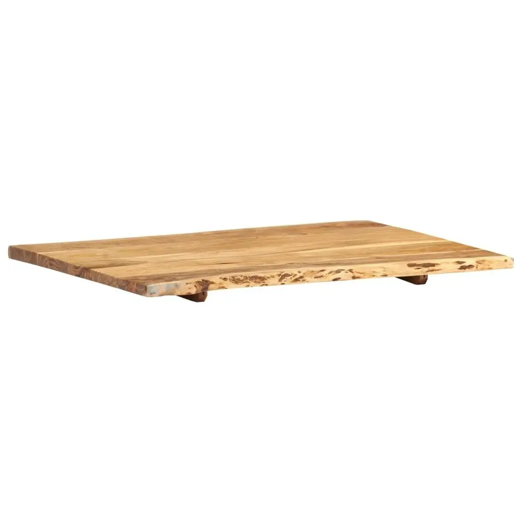 Table Top Solid Acacia Wood 80x(50-60)x2.5 cm 286329