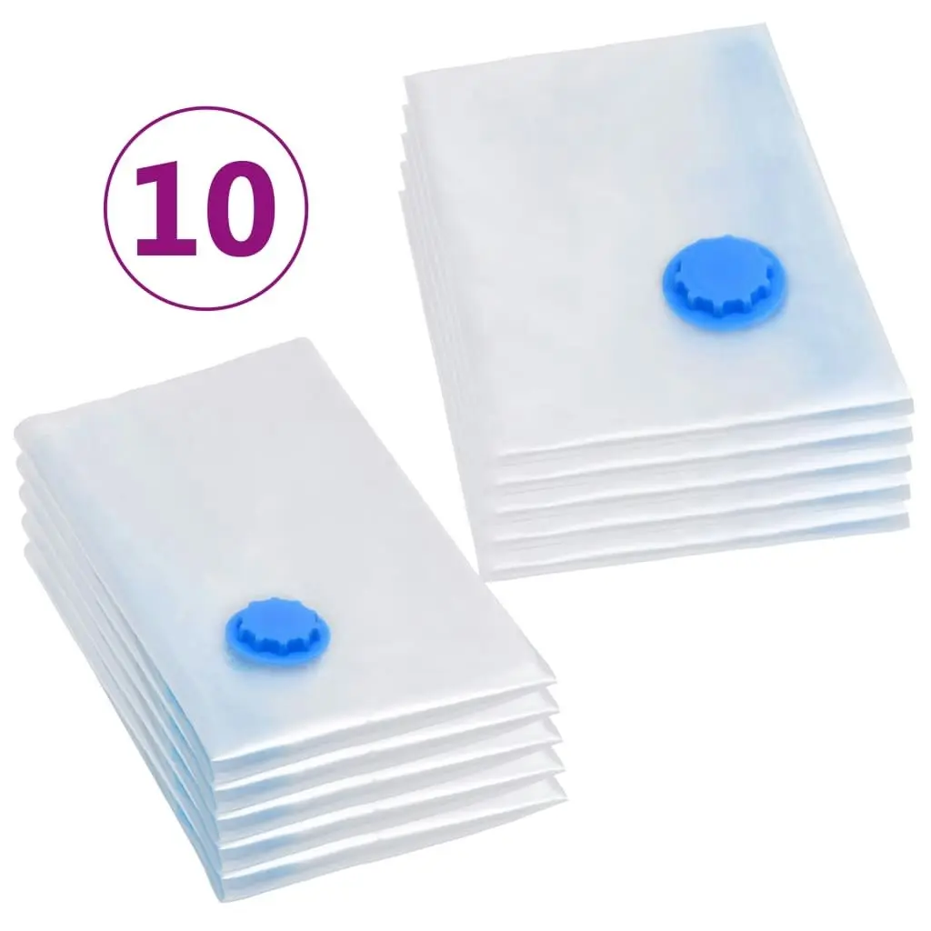 Vacuum Travel Storage Bags Clothing Bags 2 Sizes 10 pcs 51328