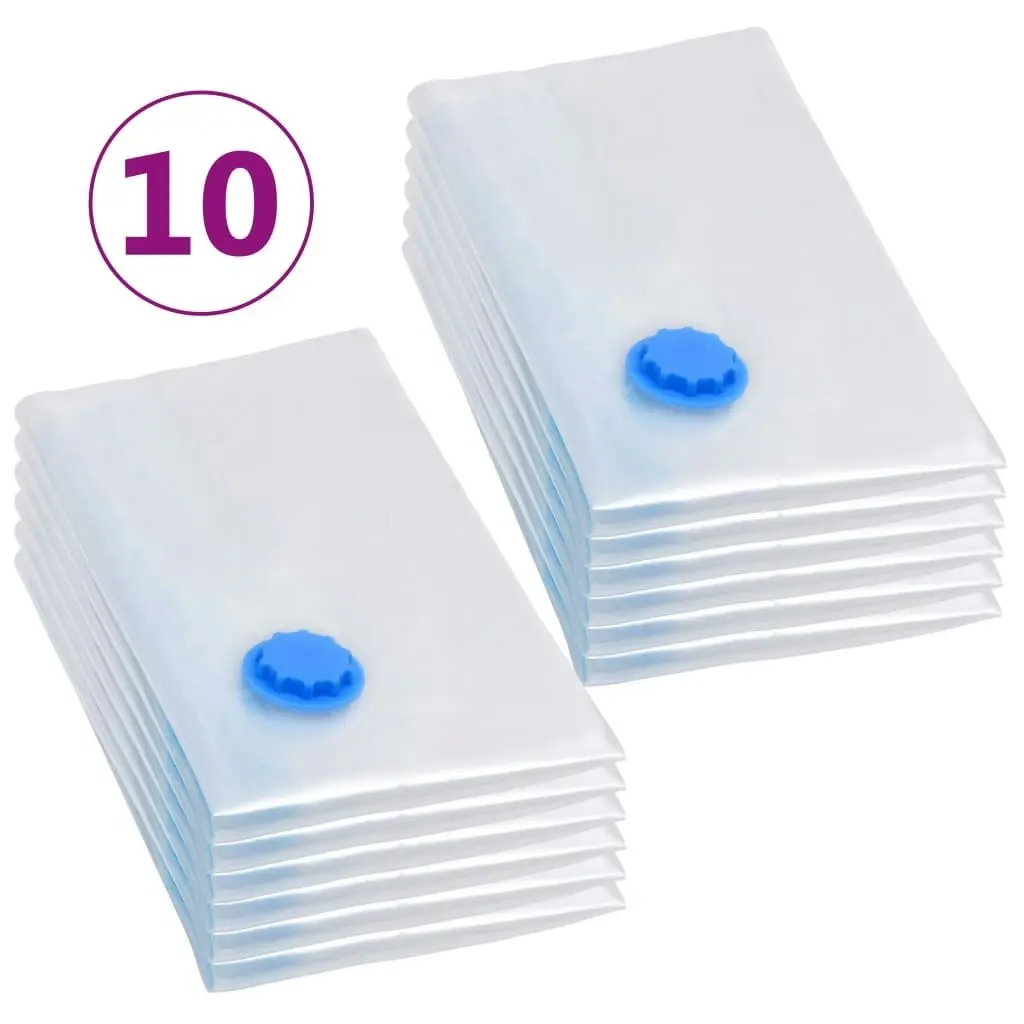 Vacuum Travel Storage Bags Clothing Bags 80x60 cm 10 pcs 51332