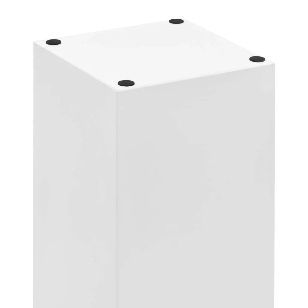 Umbrella Stand Stones Steel White 246799