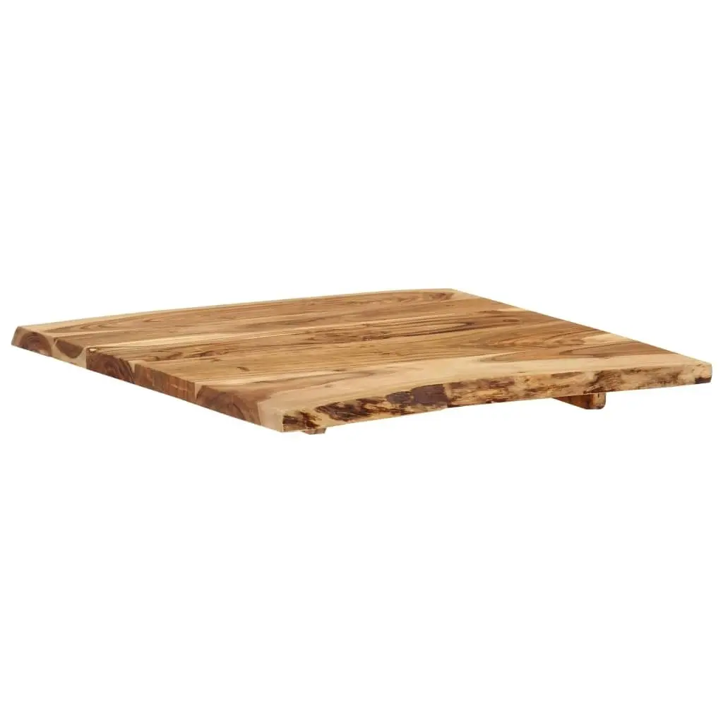 Table Top Solid Acacia Wood 58x(50-60)x2.5 cm 286327