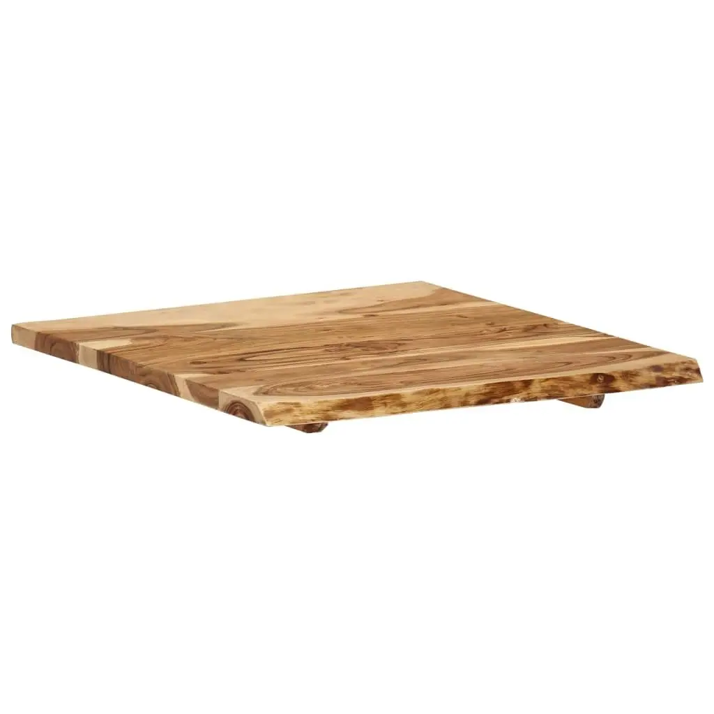 Table Top Solid Acacia Wood 58x(50-60)x2.5 cm 286327