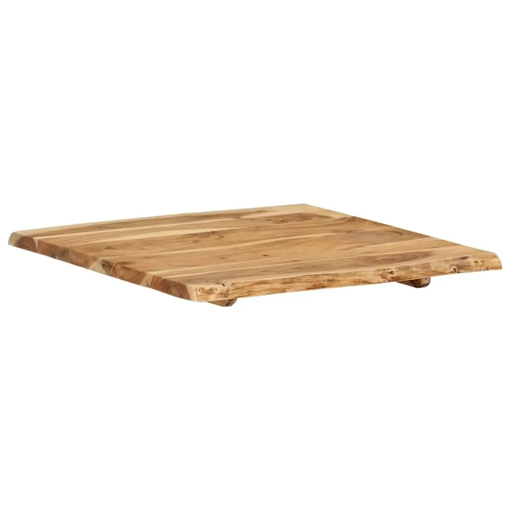 Table Top Solid Acacia Wood 58x(50-60)x2.5 cm 286327