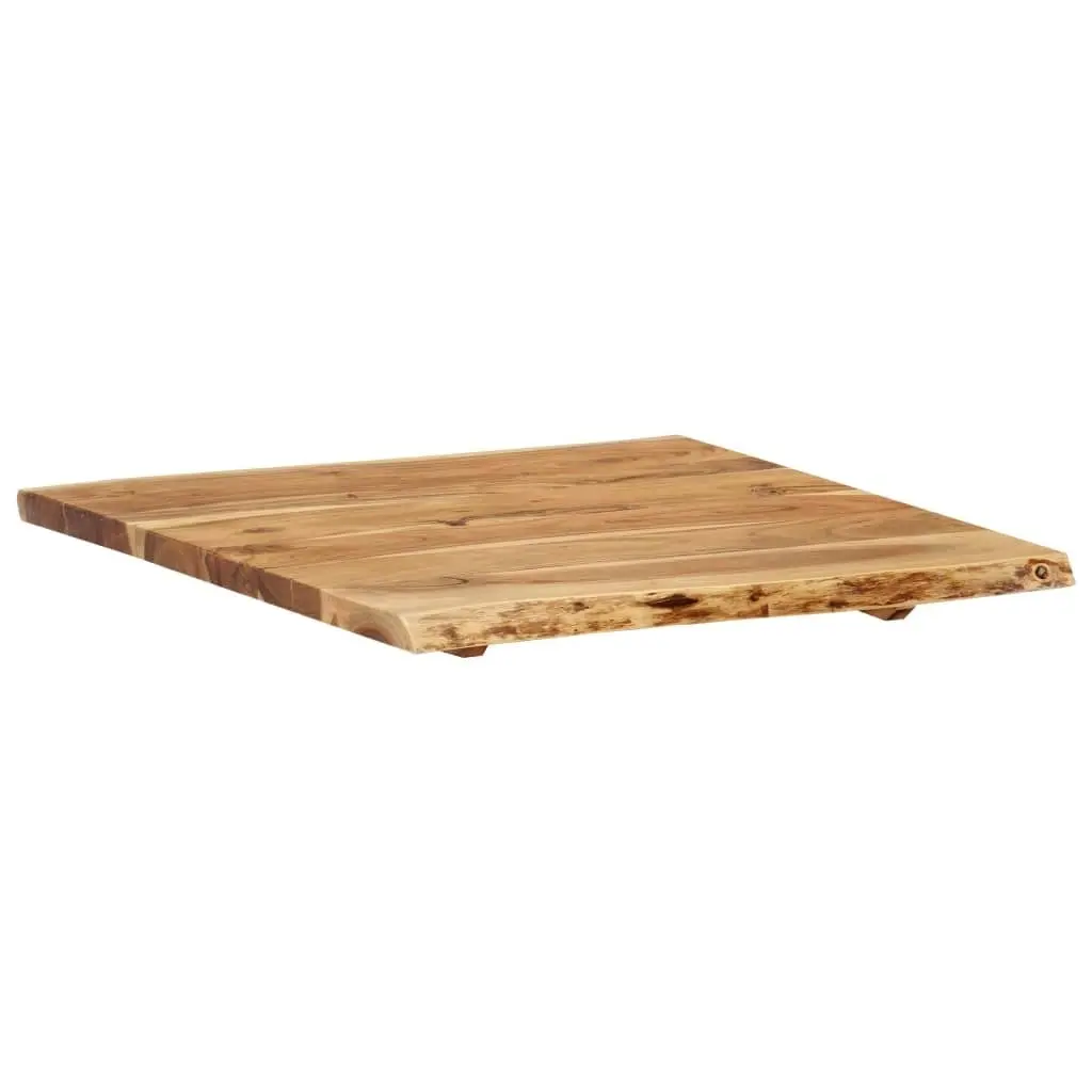 Table Top Solid Acacia Wood 58x(50-60)x2.5 cm 286327