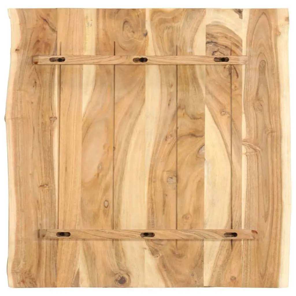 Table Top Solid Acacia Wood 58x(50-60)x2.5 cm 286327