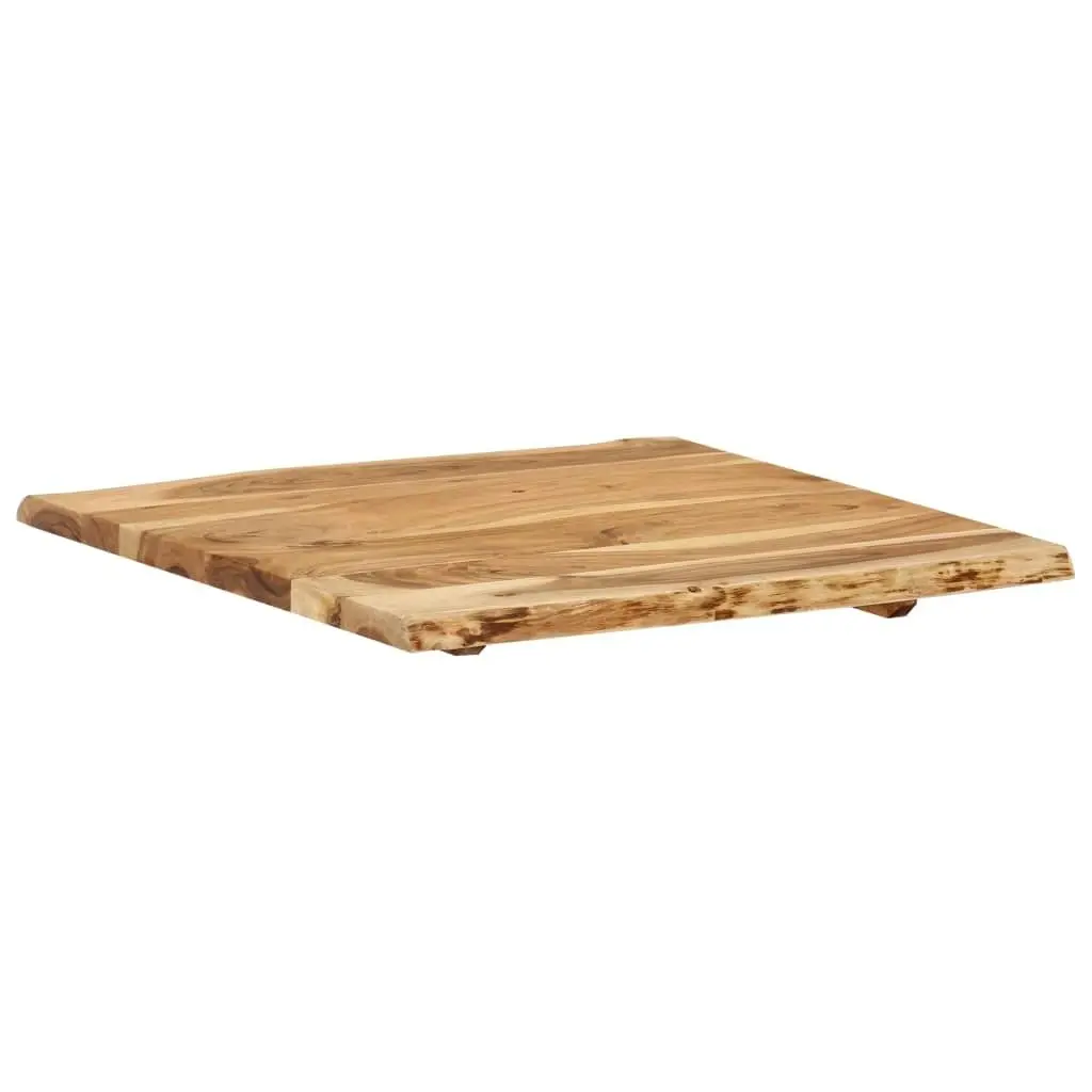 Table Top Solid Acacia Wood 58x(50-60)x2.5 cm 286327