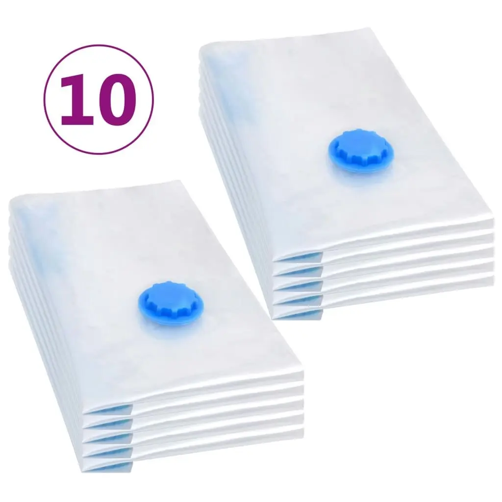 Vacuum Travel Storage Bags Clothing Bags 60x40 cm 10 pcs 51329