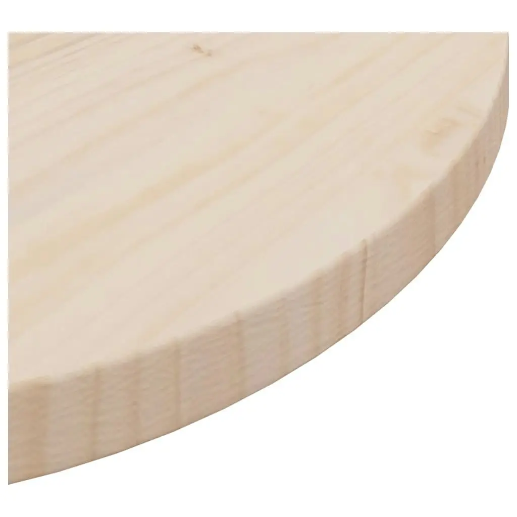 Table Top Ø50x2.5 cm Solid Wood Pine 813646