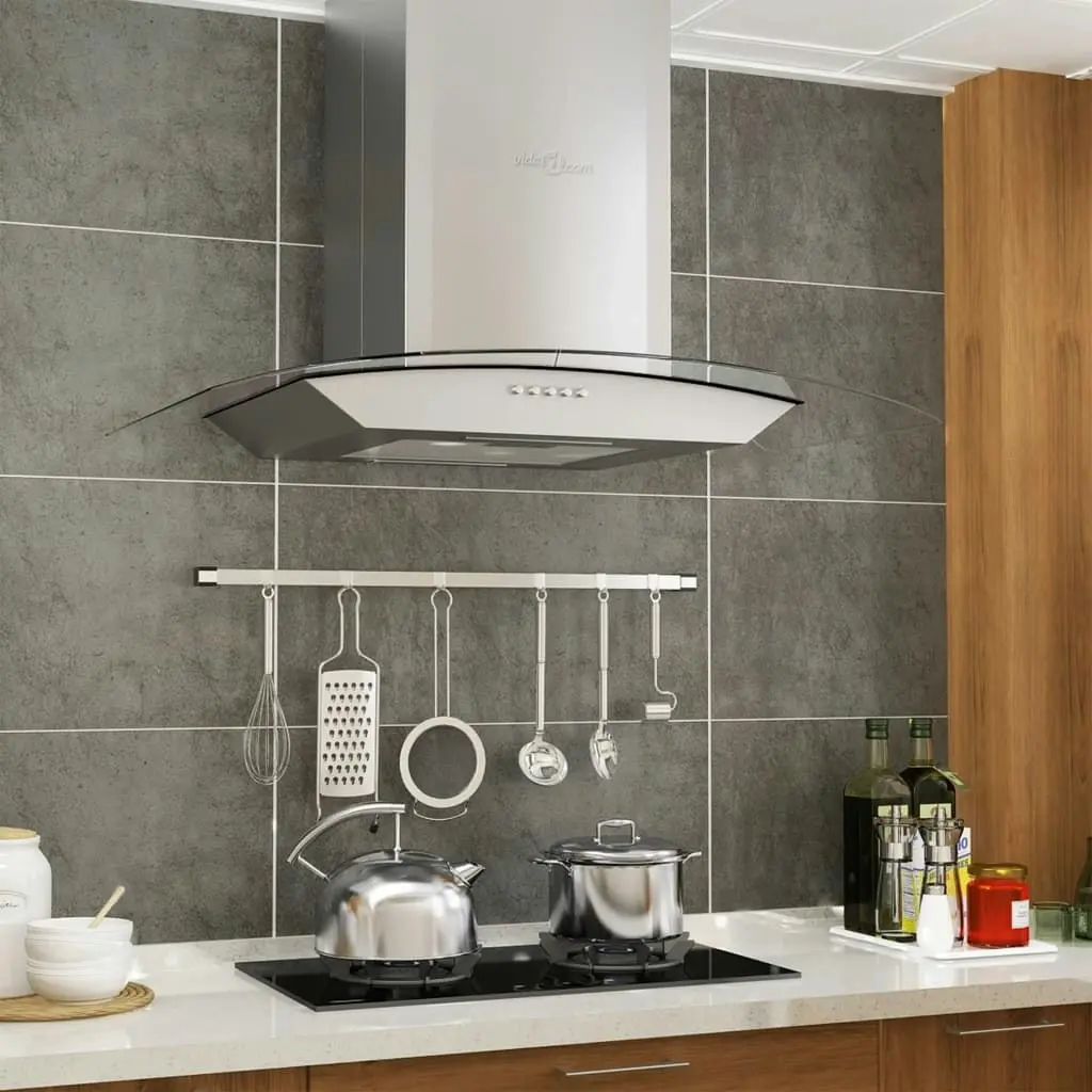 Wall Mounted Range Hood 60 cm Stainless Steel 756 mÂ³/h LED 50667