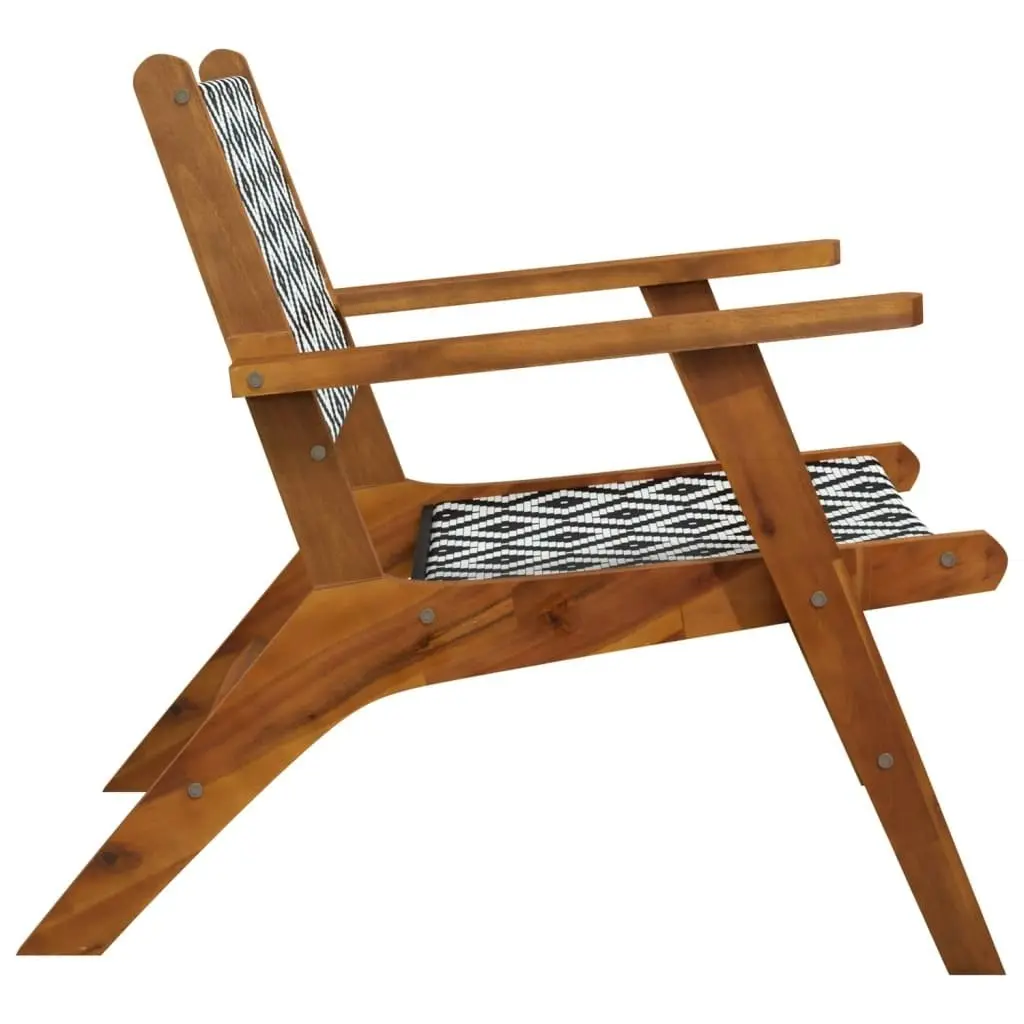 Garden Chairs 2 pcs Solid Acacia Wood 316250