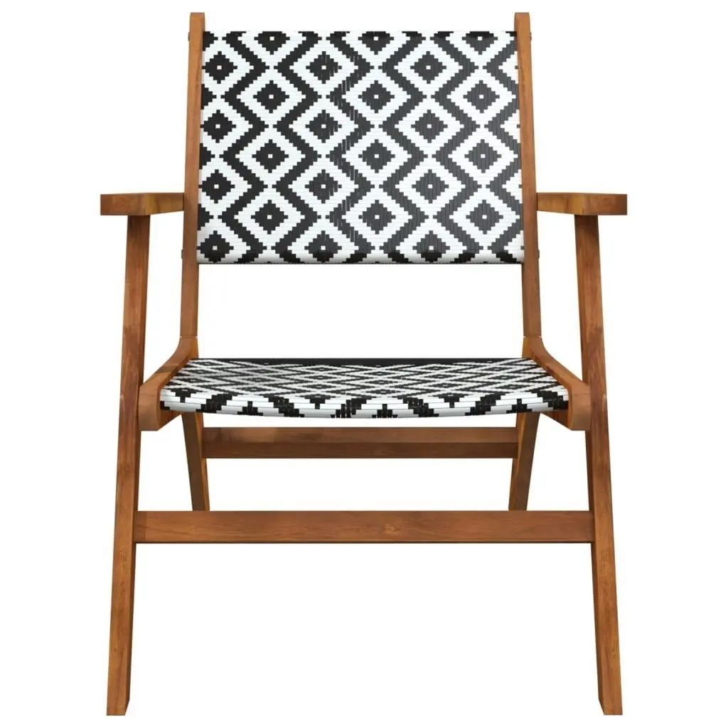 Garden Chairs 2 pcs Solid Acacia Wood 316250