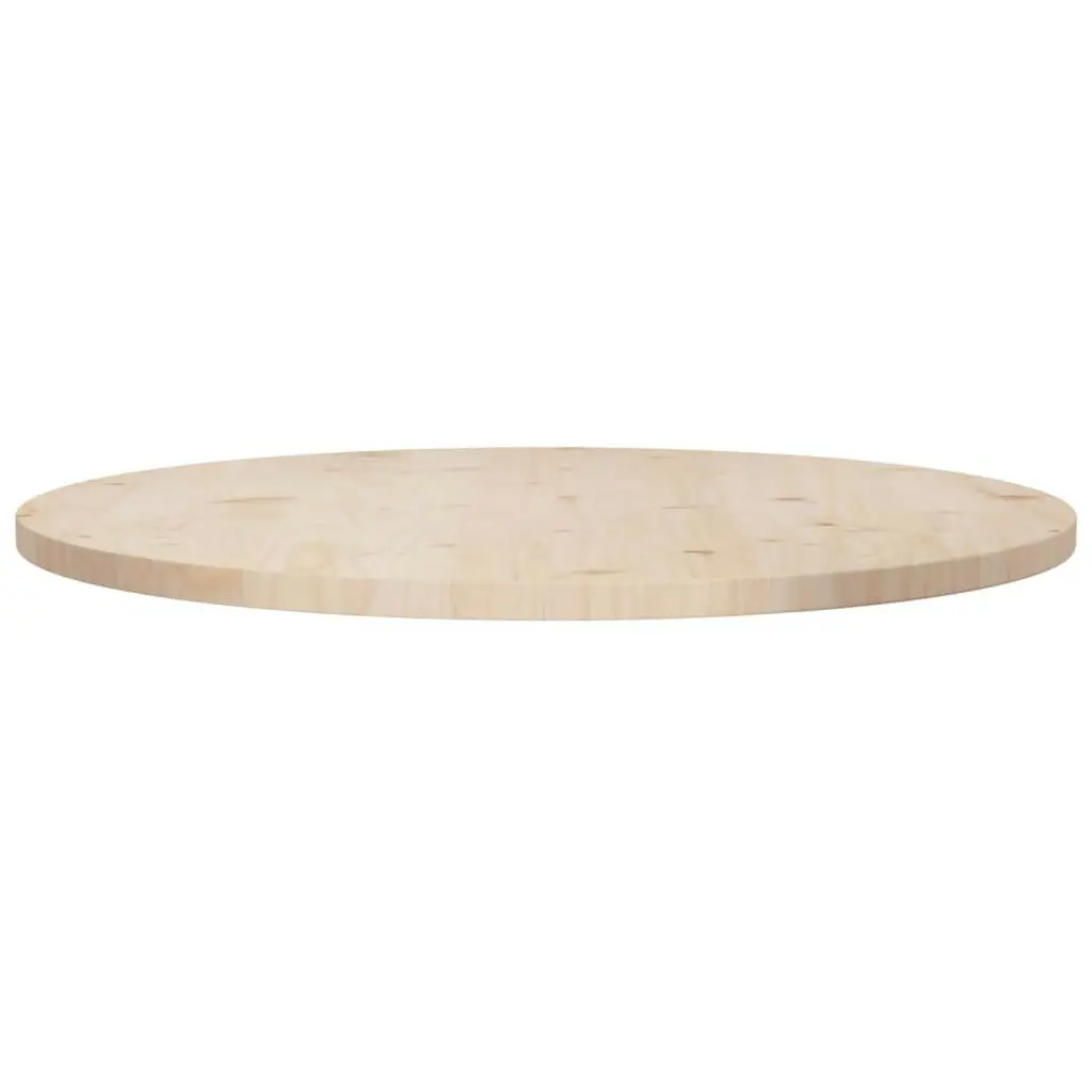 Table Top Ø80x2.5 cm Solid Wood Pine 813649