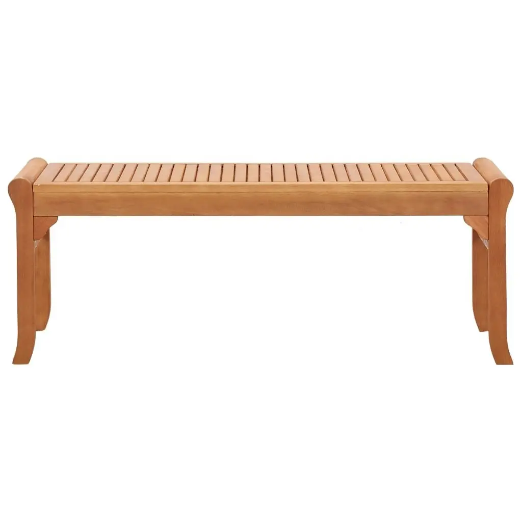 2-Seater Garden Bench 120 cm Solid Eucalyptus Wood 47290