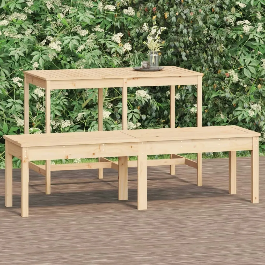 2-Seater Garden Bench 159.5x44x45 cm Solid Wood Pine 824011