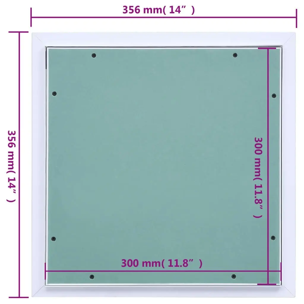 Access Panel with Aluminium Frame and Plasterboard 300x300 mm 145098