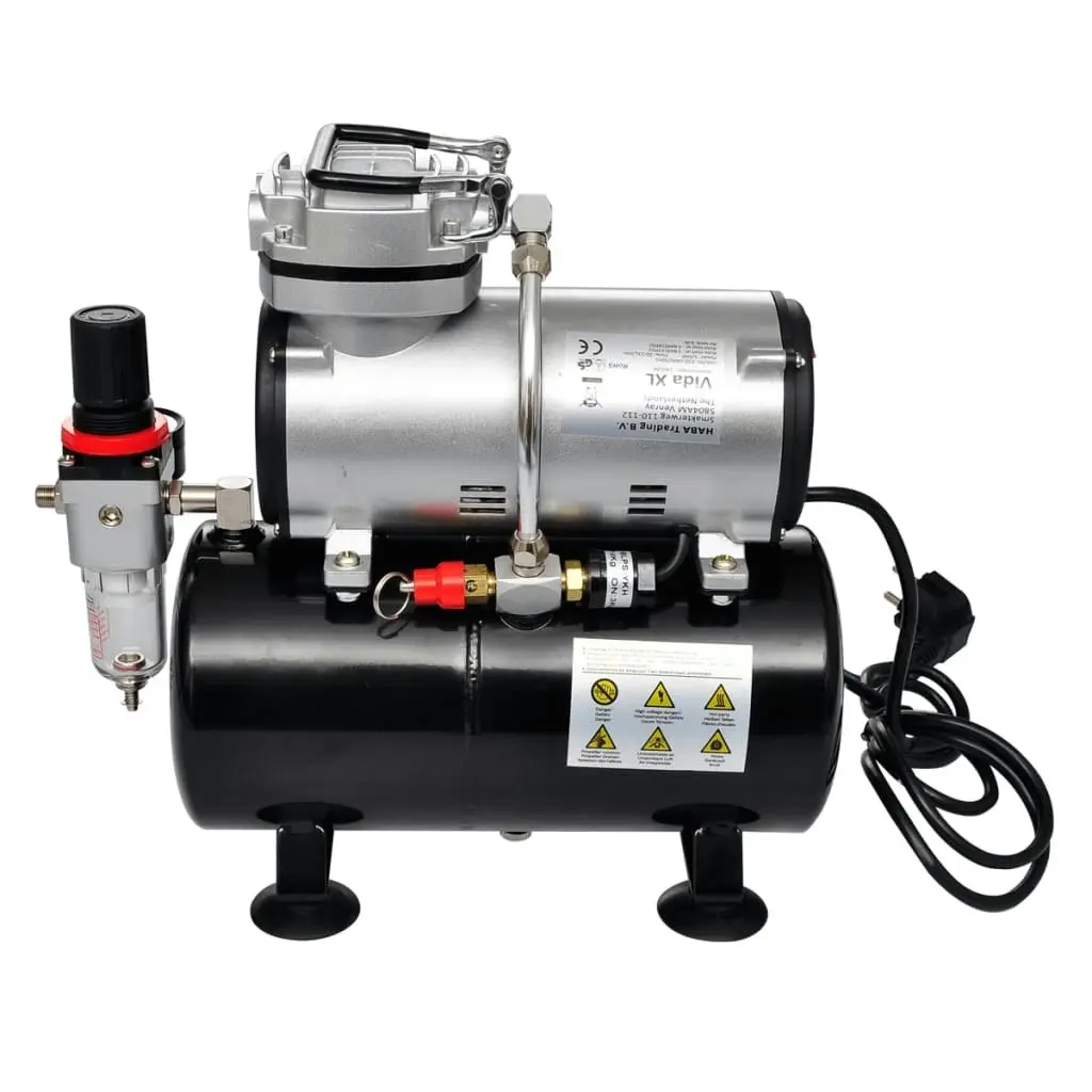 Airbrush compressor set with 3 pistols 310 x 150 x 310 mm 140284