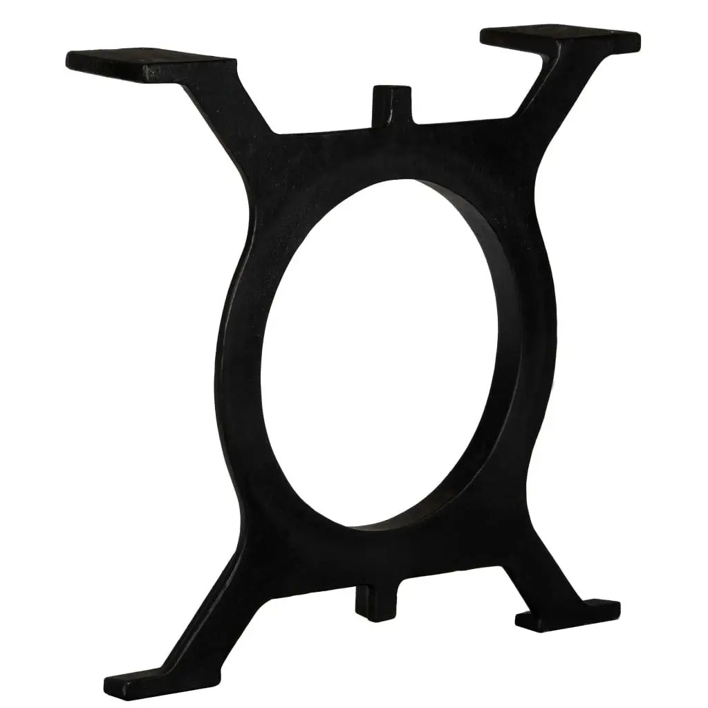 Coffee Table Legs 2 pcs O-Frame Cast Iron 245427