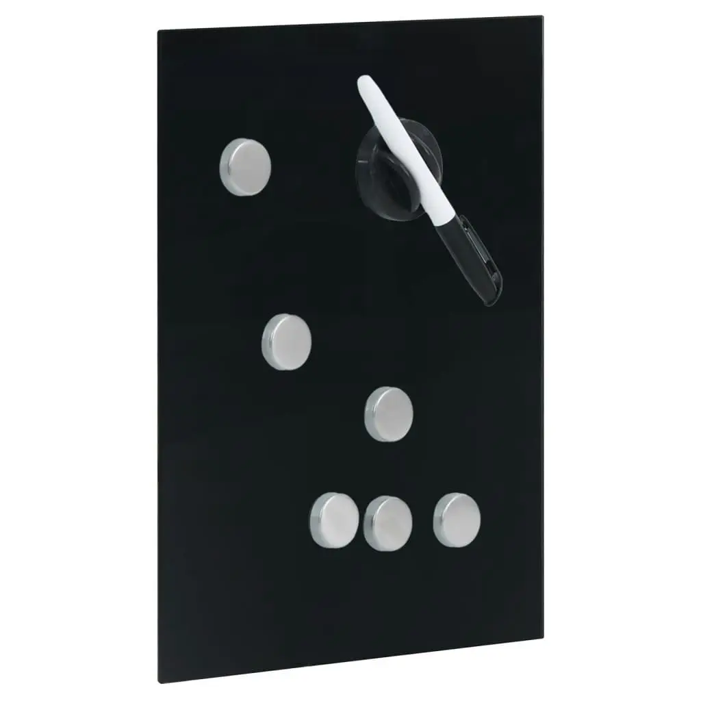 Key Box with Magnetic Board Black 30x20x5.5 cm 322779