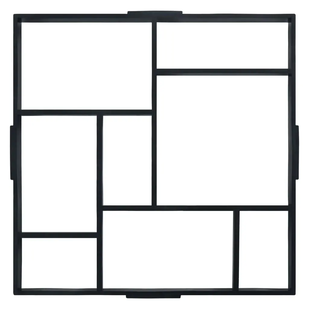 Pavement Moulds 2 pcs 50.4x50.4x4.3 cm Plastic 48611