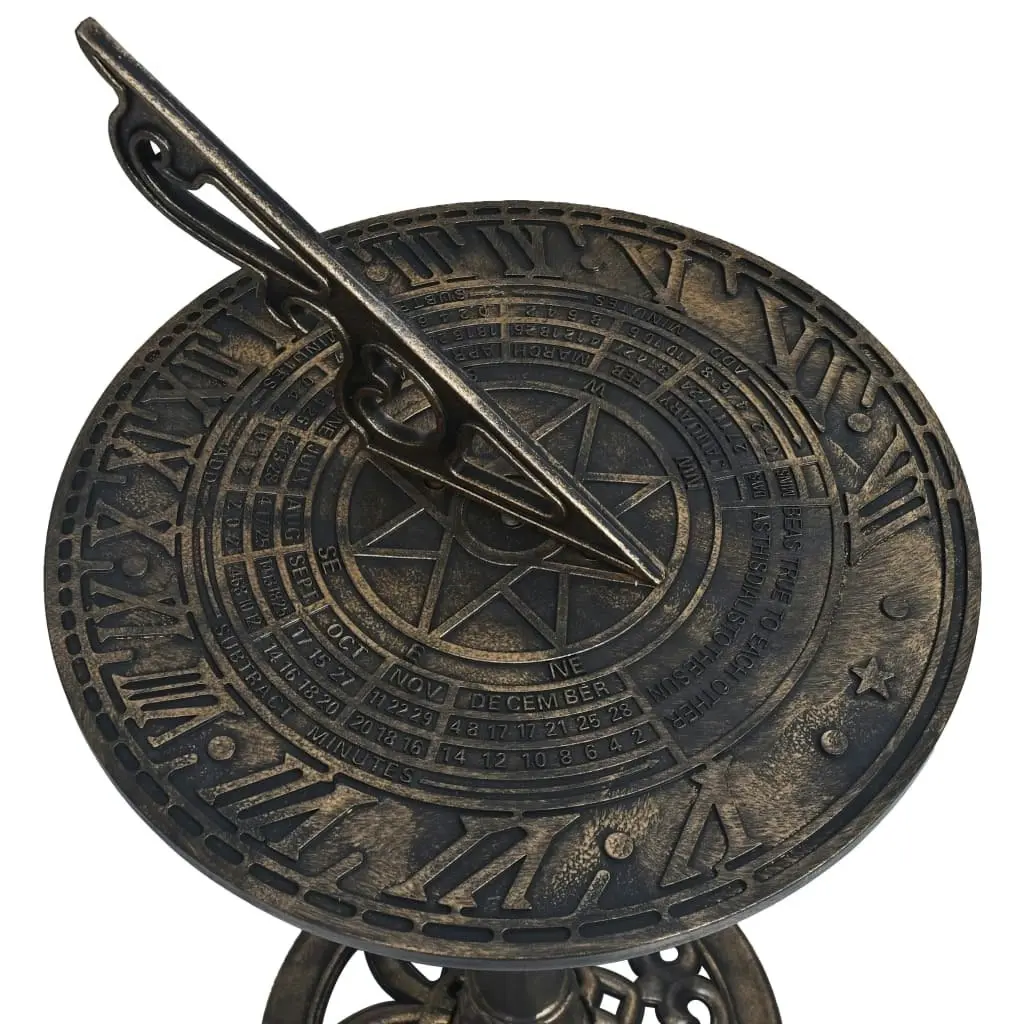 Sundial Bronze 35.5x82 cm Plastic 48225