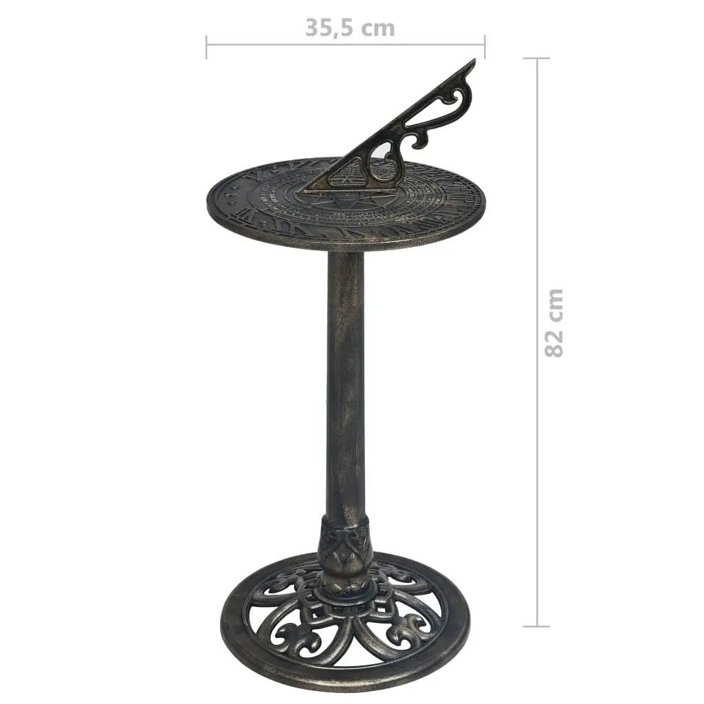 Sundial Bronze 35.5x82 cm Plastic 48225