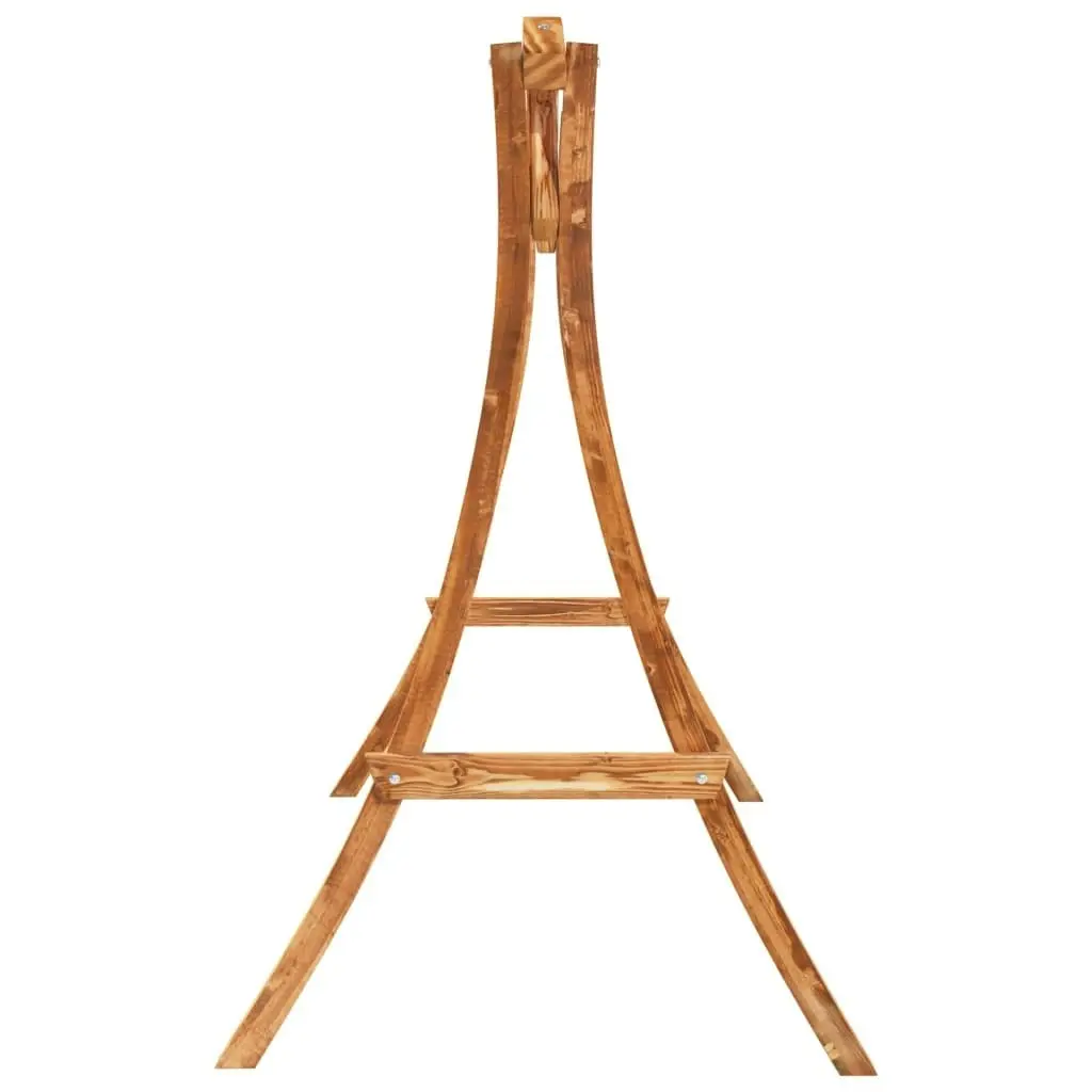 Swing Frame Solid Bent Wood with Teak Finish 313934