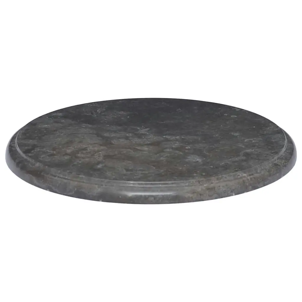 Table Top Black ÃƒËœ40x2.5 cm Marble 149190