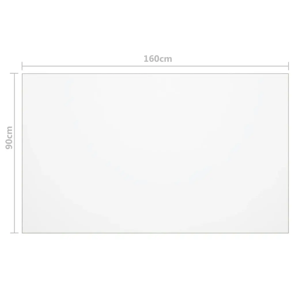 Table Protector Transparent 160x90 cm 2 mm PVC 288267