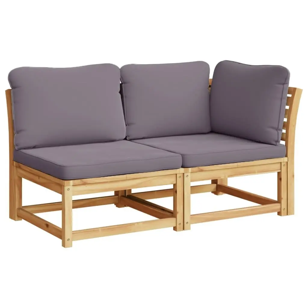 10 Piece Garden Lounge Set with Cushions Solid Wood Acacia 3214319