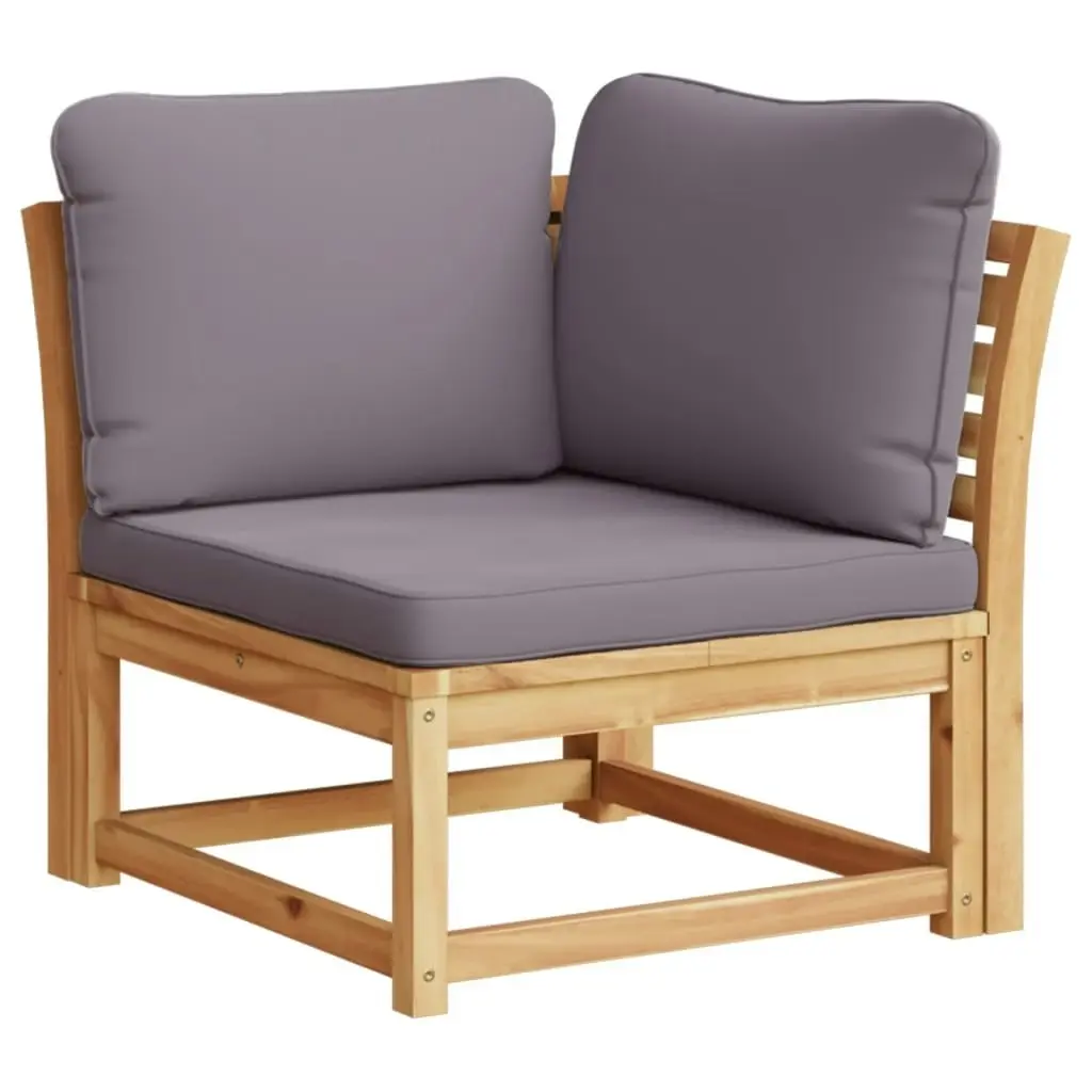 10 Piece Garden Lounge Set with Cushions Solid Wood Acacia 3214319