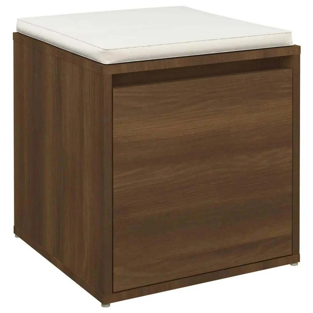 Box Drawer Brown Oak 40.5x40x40 cm Engineered Wood 820519