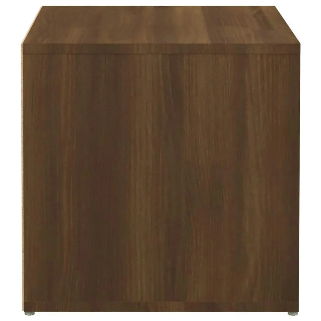 Box Drawer Brown Oak 40.5x40x40 cm Engineered Wood 820519