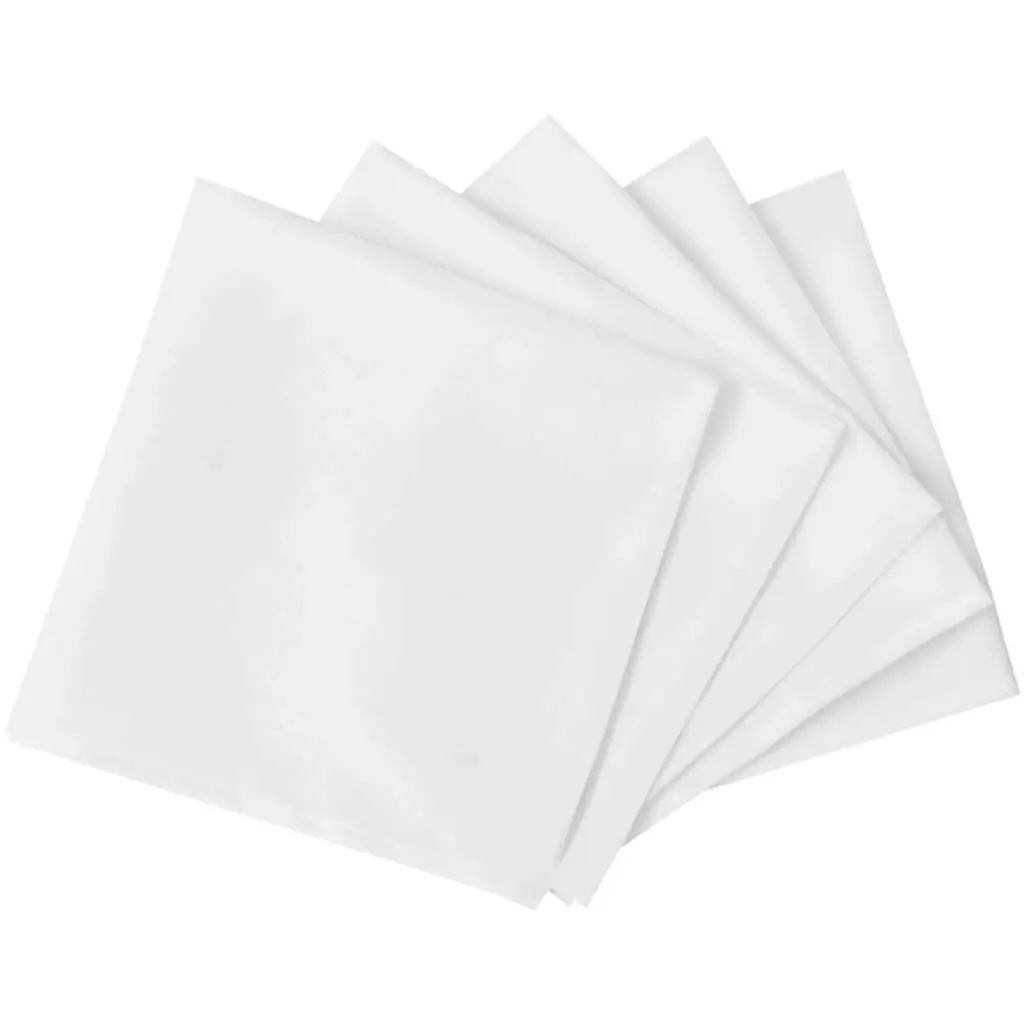 Dinner Napkins 100 pcs White 50 x 50 cm 130799