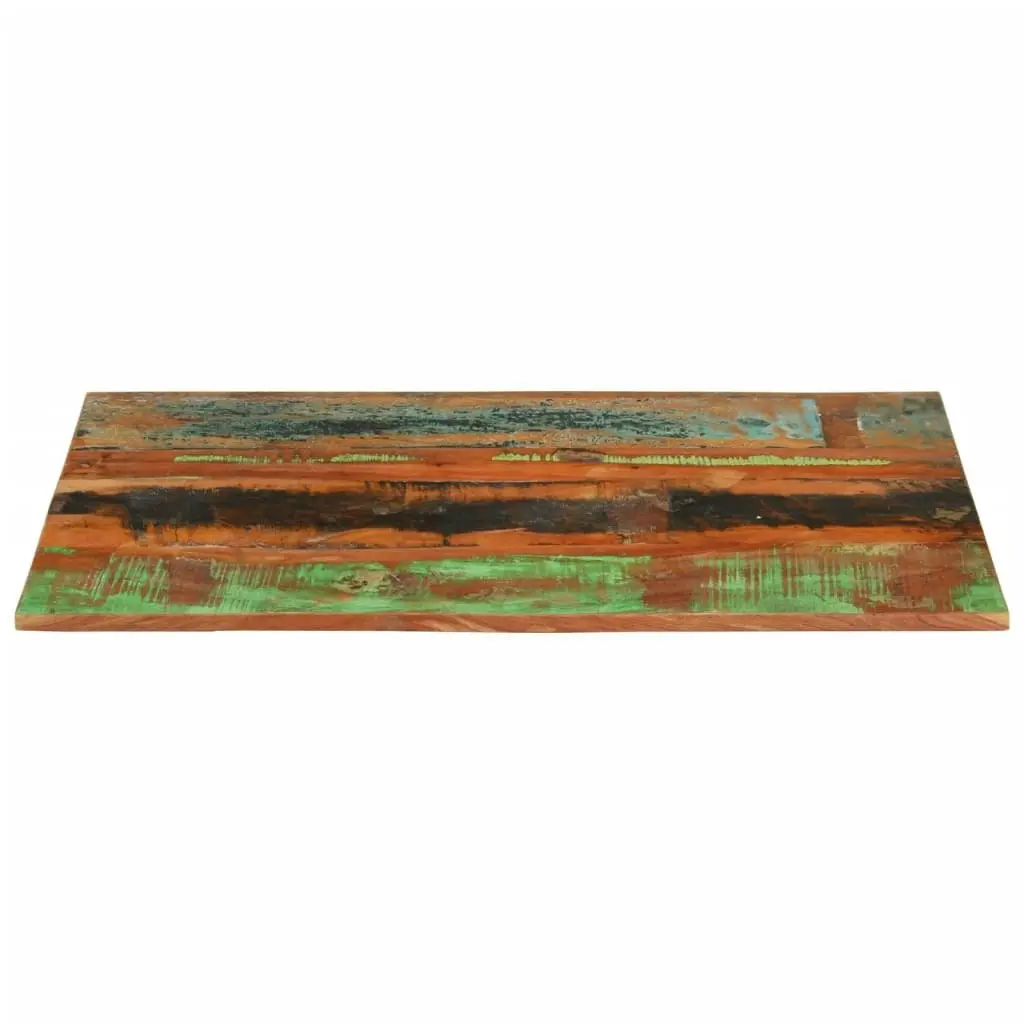 Rectangular Table Top 60x90 cm 15-16 mm Solid Wood Reclaimed 286044