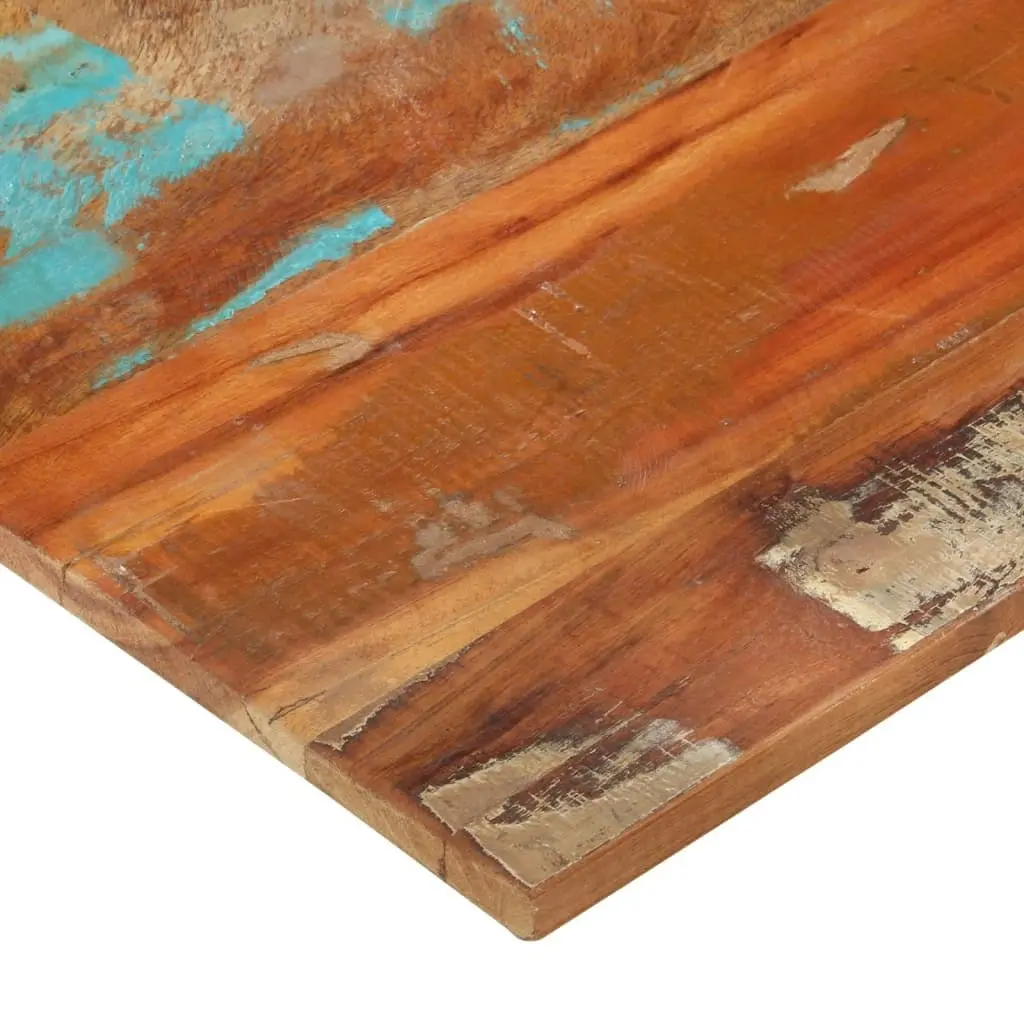 Rectangular Table Top 60x100 cm 15-16 mm Solid Wood Reclaimed 286045