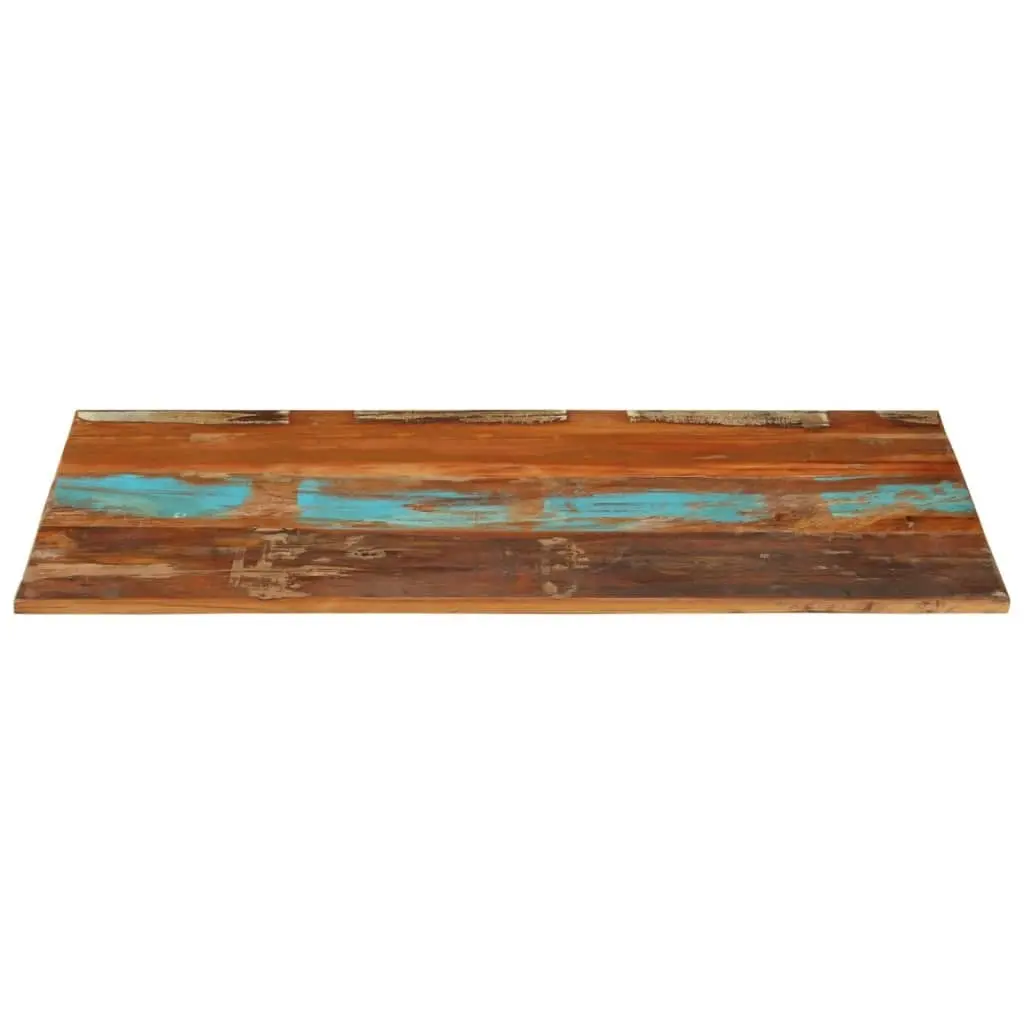 Rectangular Table Top 60x100 cm 15-16 mm Solid Wood Reclaimed 286045