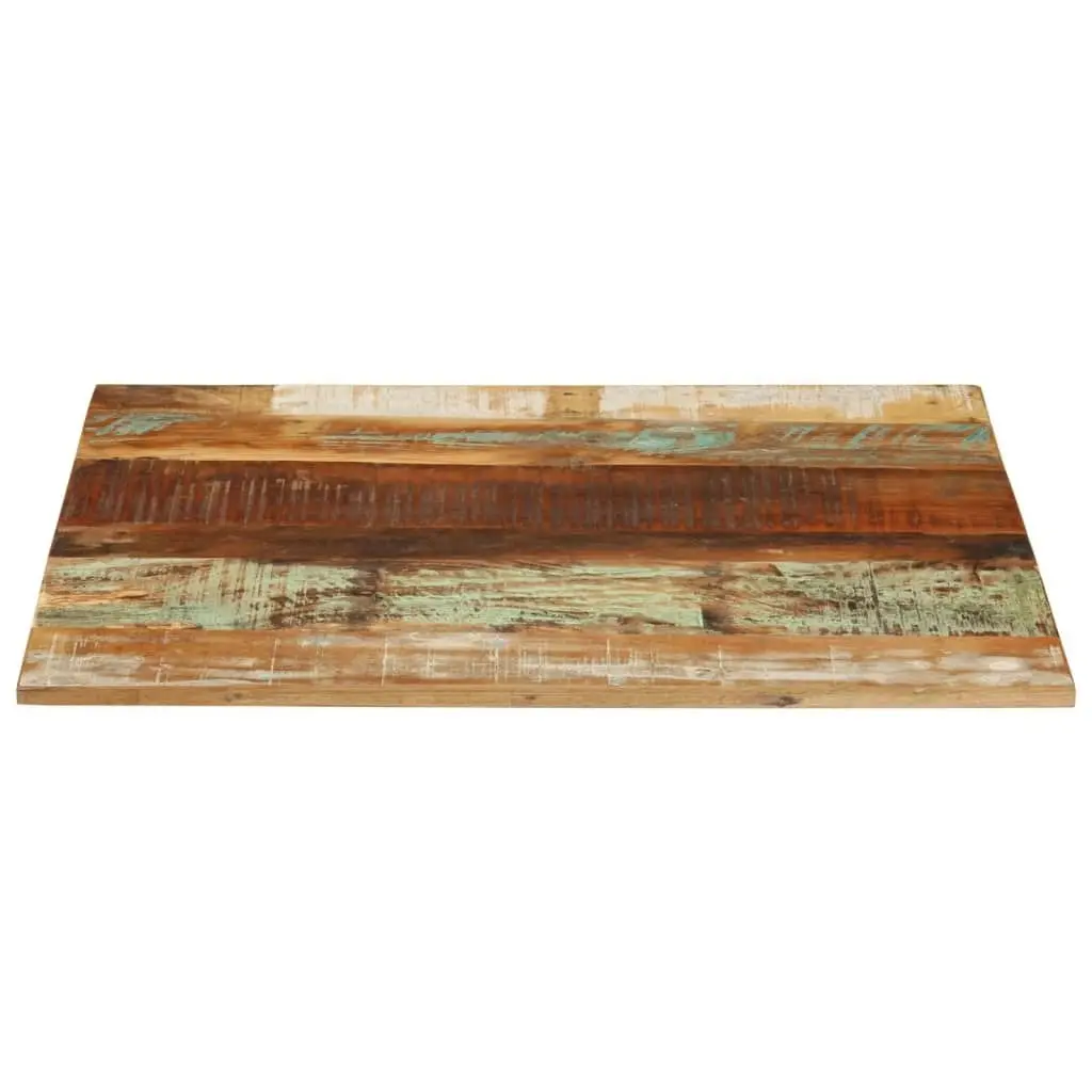 Rectangular Table Top 70x80 cm 15-16 mm Solid Wood Reclaimed 286049