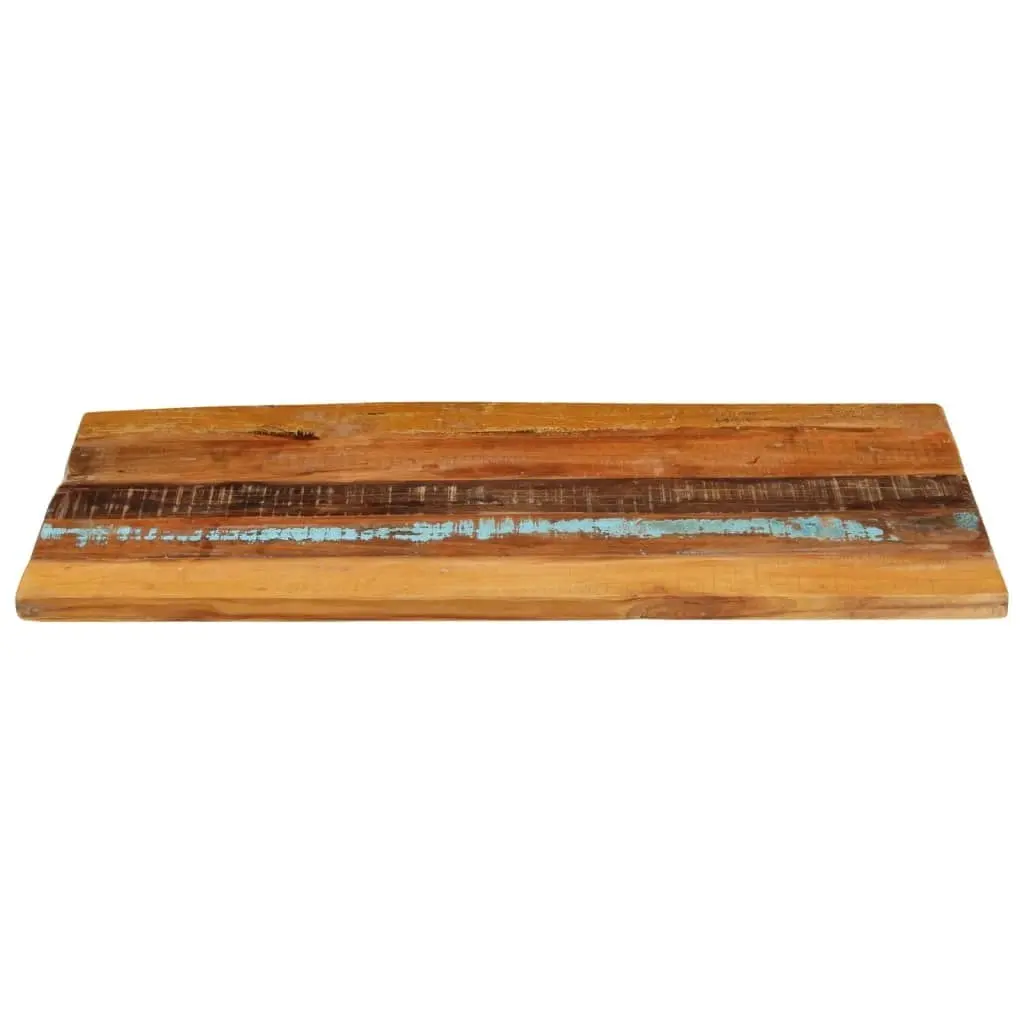 Rectangular Table Top 60x100 cm 25-27 mm Solid Wood Reclaimed 286056