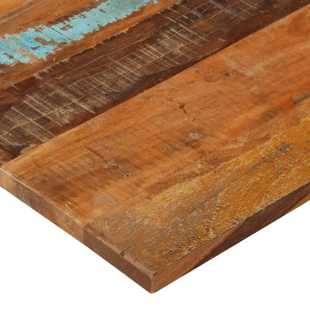 Rectangular Table Top 60x100 cm 25-27 mm Solid Wood Reclaimed 286056