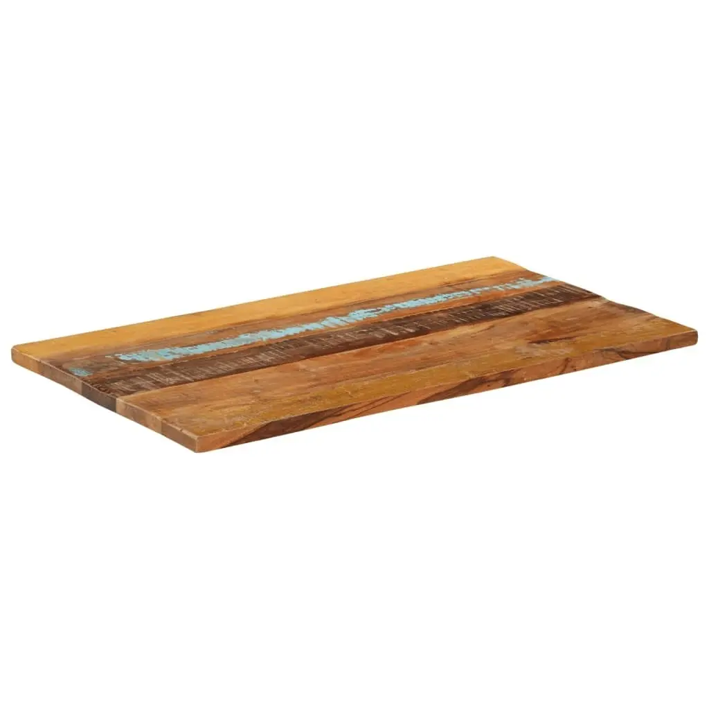 Rectangular Table Top 60x100 cm 25-27 mm Solid Wood Reclaimed 286056