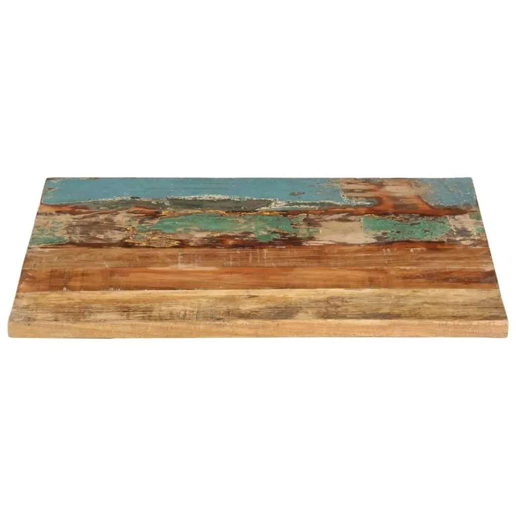 Rectangular Table Top 60x70 cm 25-27 mm Solid Wood Reclaimed 286053